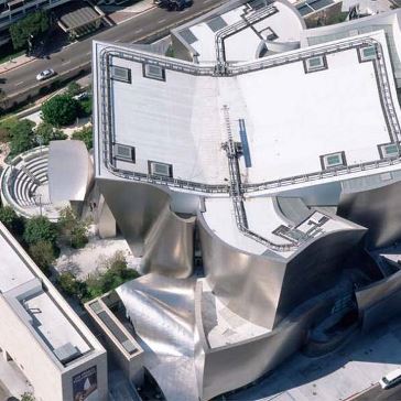 roofing on music hall in Los Angeles