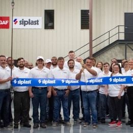 Group shot of Siplast employees
