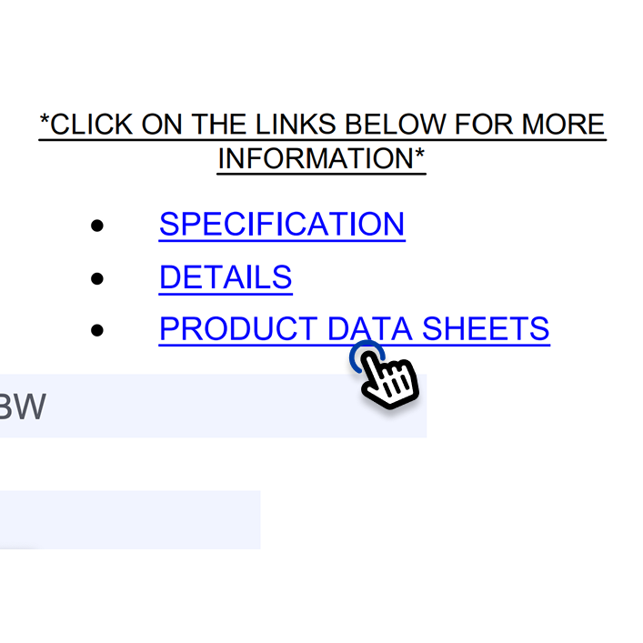 Clickable links for Siplast roofing specification and product data sheets.