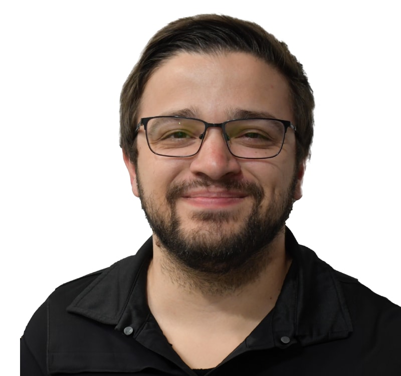 Headshot of Luke Geoffrion, R&D Lab Supervisor - Innovation