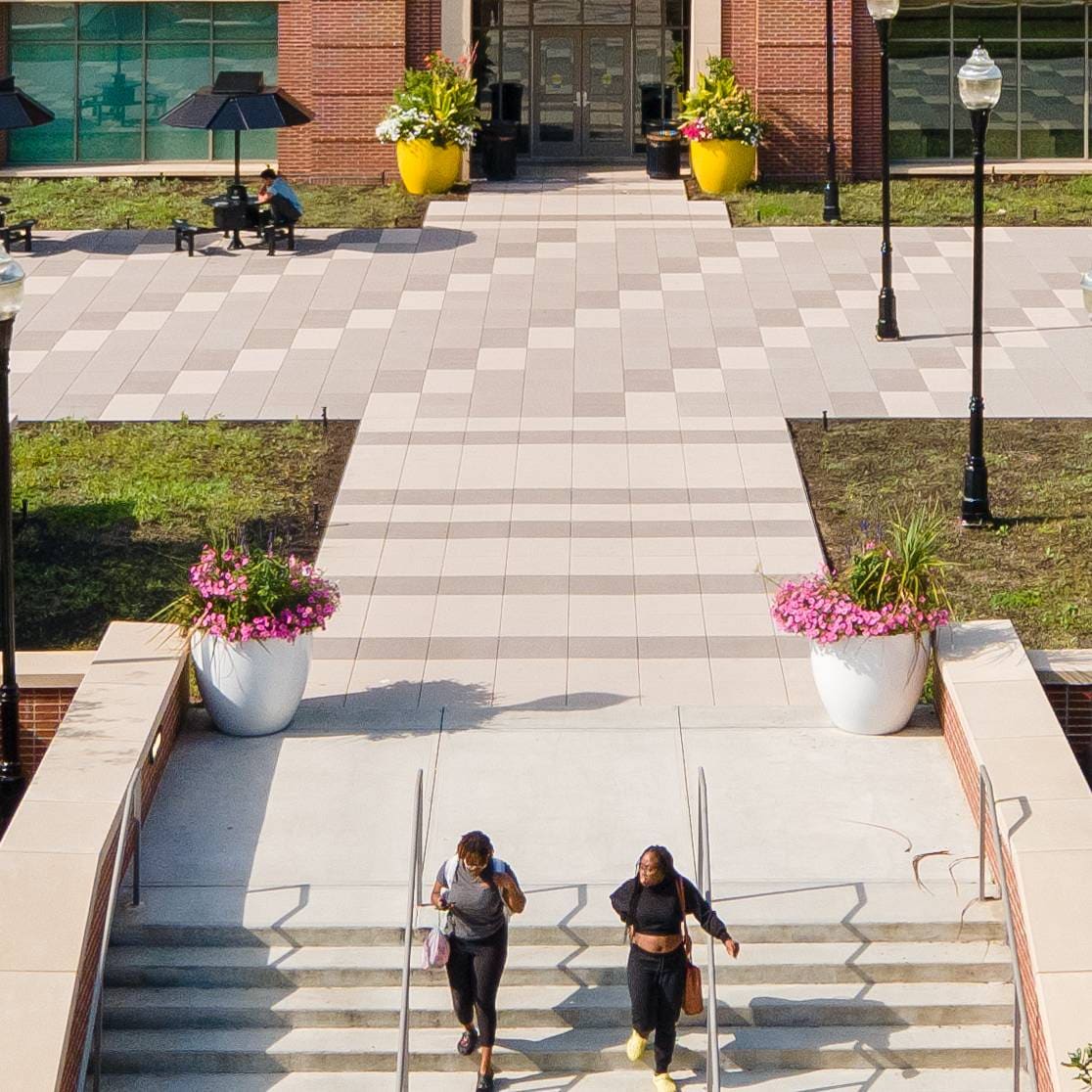 Amenity space pavers