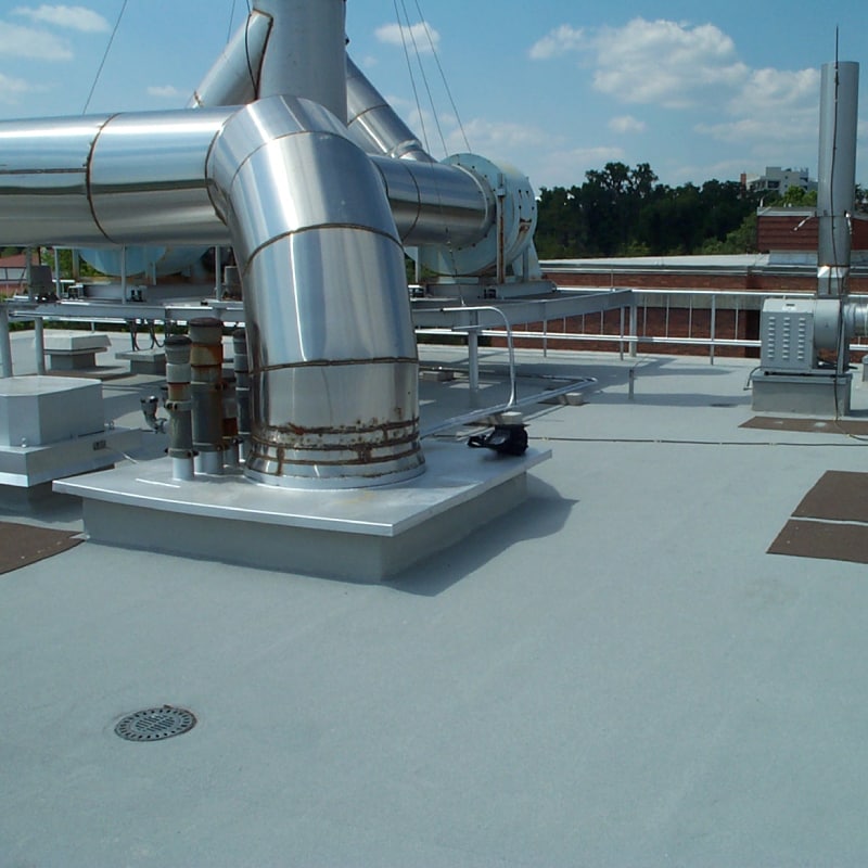 Siplast PMMA resins on a university building