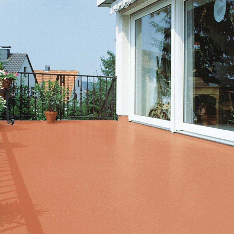 Siplast PMMA Waterproofing materials used on a balcony