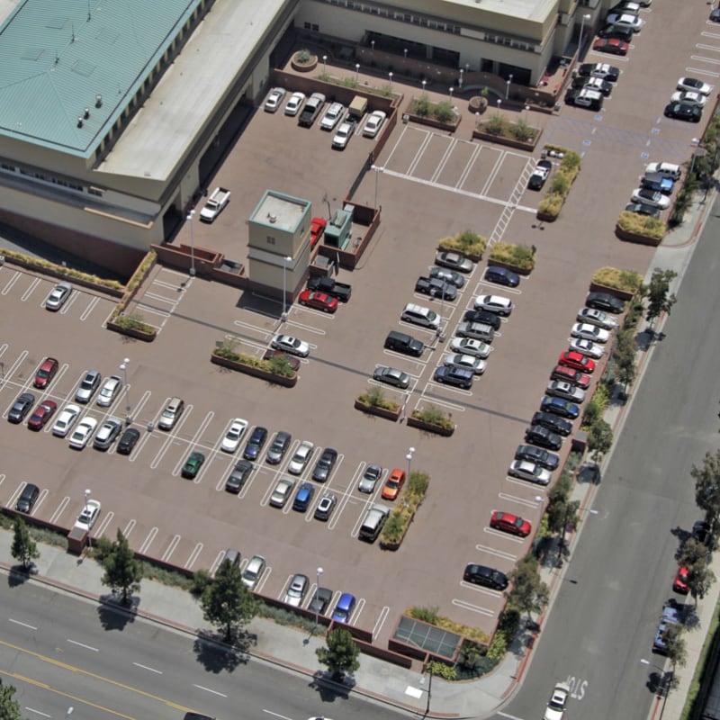 Siplast PMMA Waterproofing materials used on a parking deck