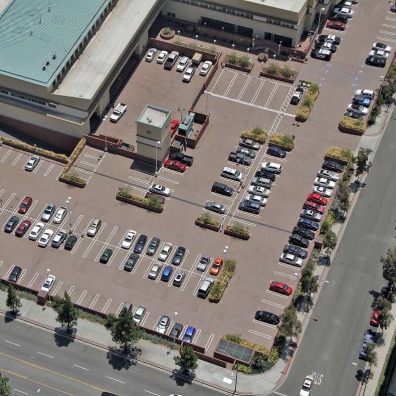 Siplast PMMA Waterproofing materials used on a parking deck
