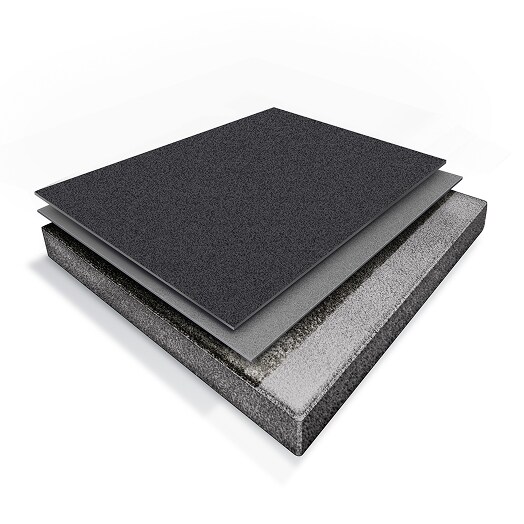Teranap waterproofing system assembly art which is compatible with paver assemblies.