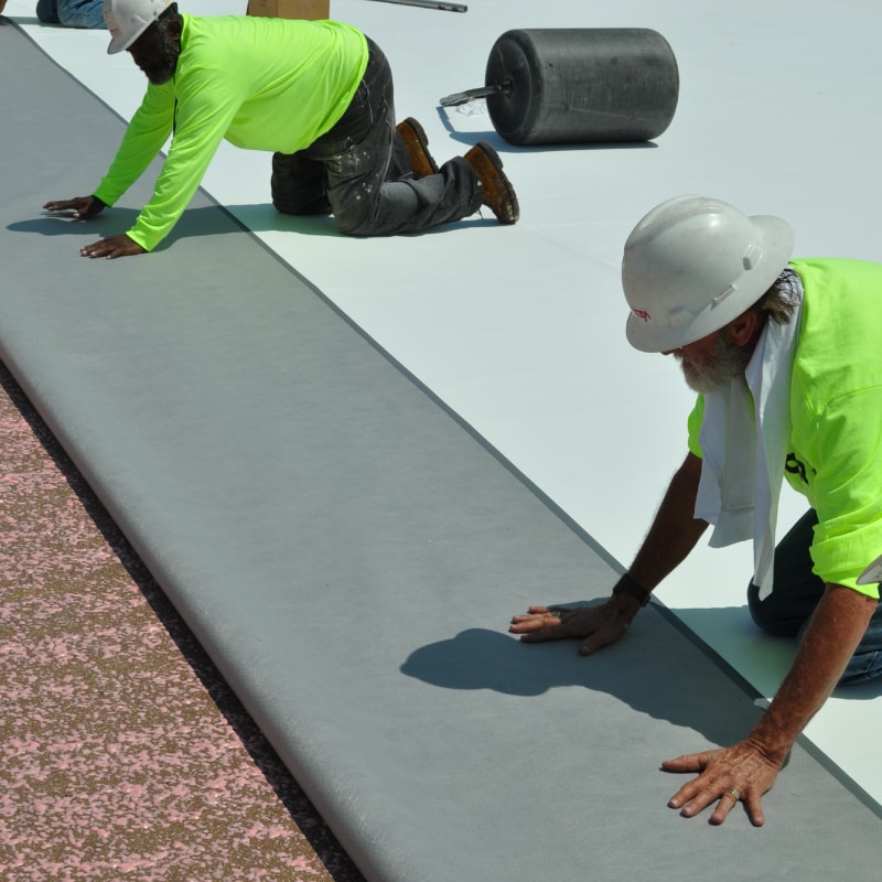 Siplast contractors installation TPO roofing materials