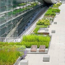 DLCC plaza deck in Pittsburgh, PA
