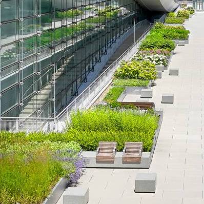 DLCC plaza deck in Pittsburgh, PA
