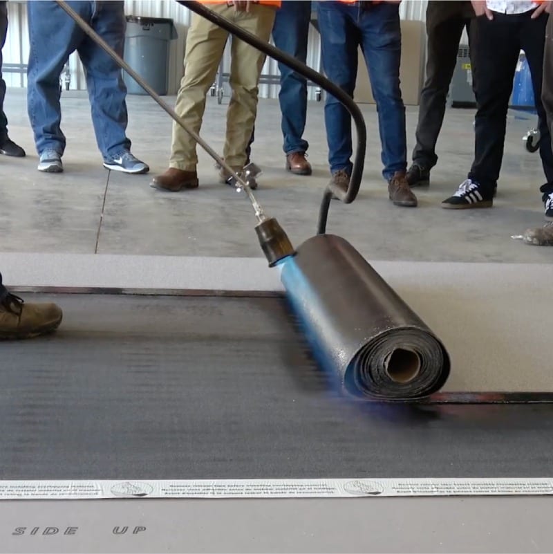 torch application of SBS Mod Bit