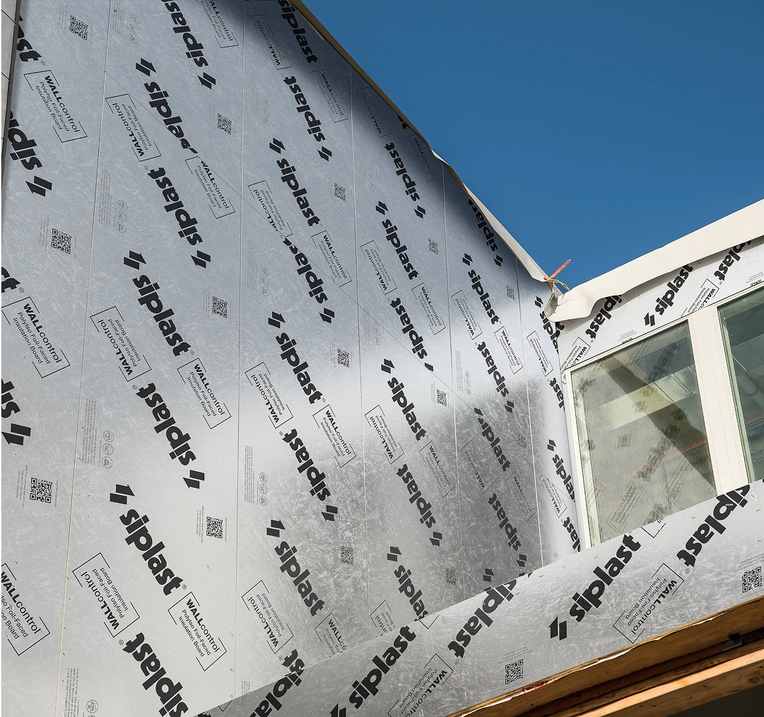 Exterior Wall System with Polyiso insulation.