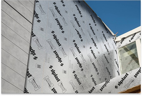 Exterior Wall System with Polyiso insulation.