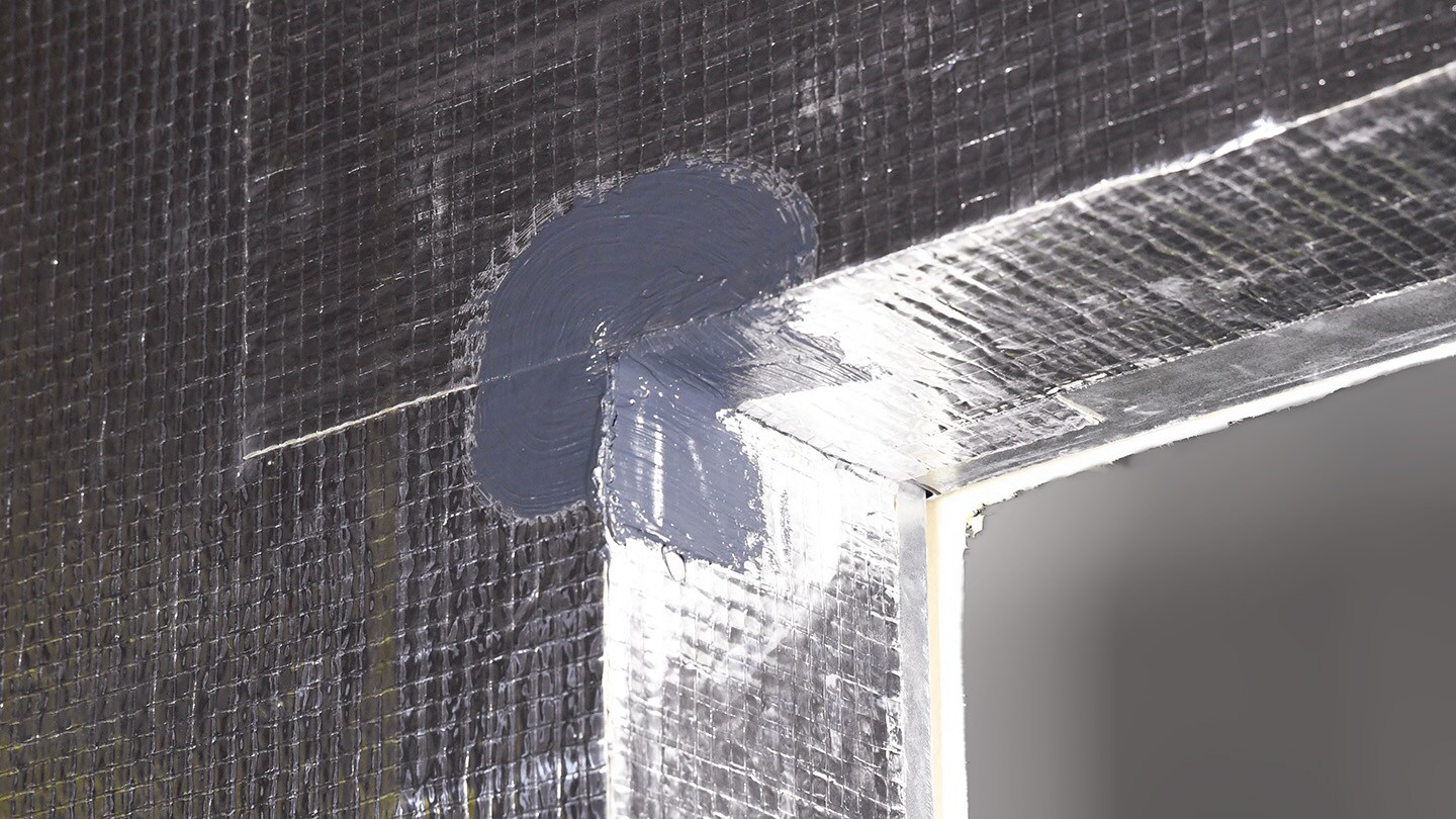 WALLcontrol Reinforced Aluminum Flashing and STPE Flashing