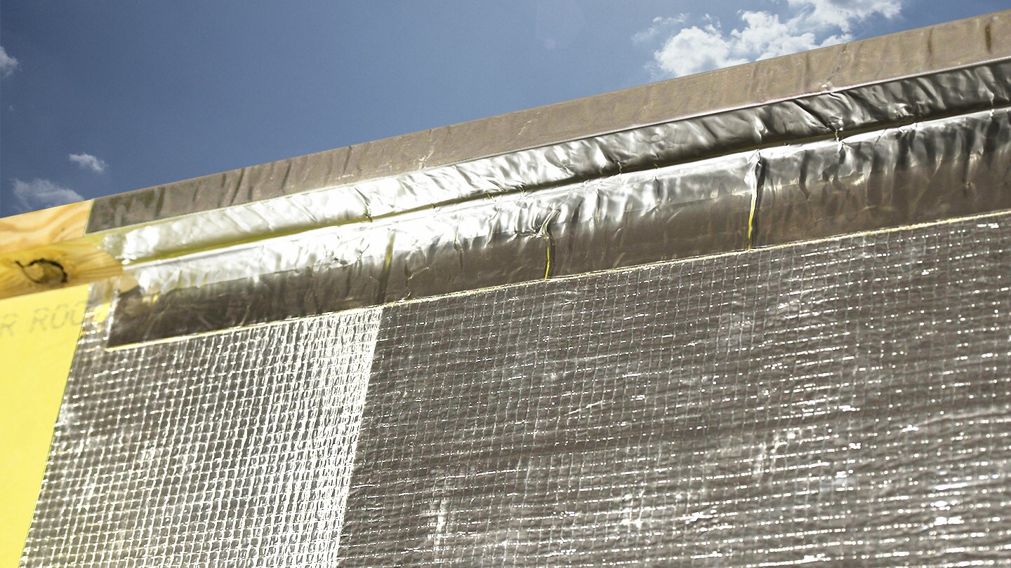 WALLcontrol Aluminum AWB and Stainless Flashing
