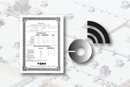 Certificate of Analysis and RoofTag