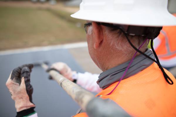 Terapro 250 Resin/Aggregate being installed