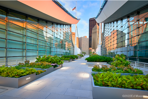 DLCC plaza in Pittsburgh, PA