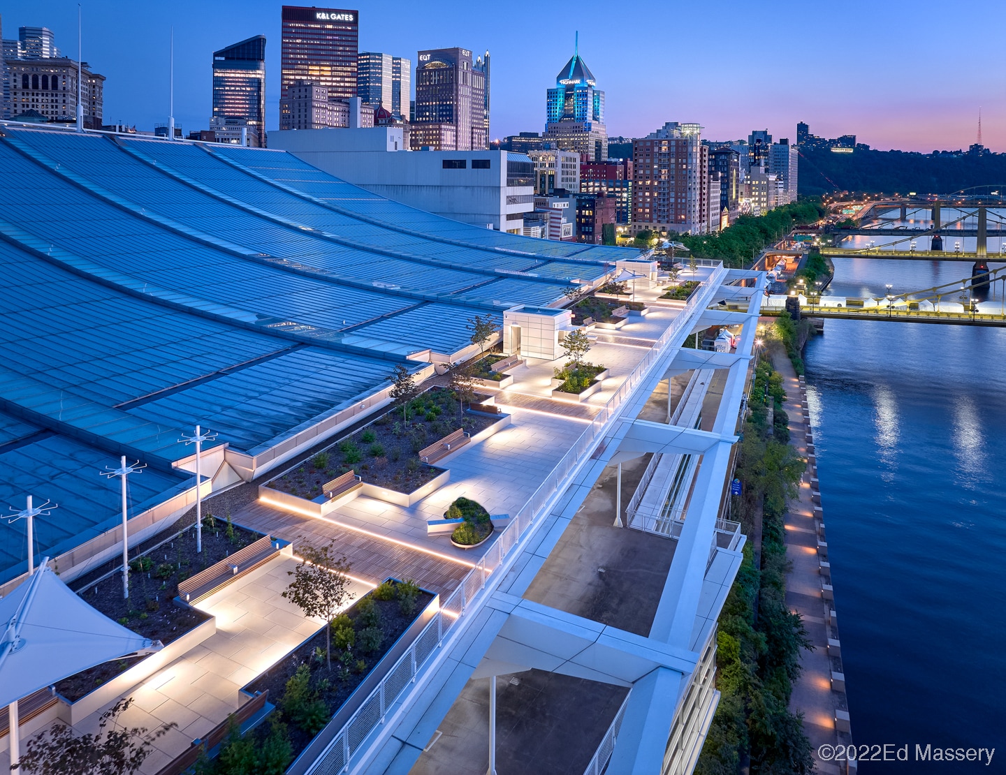 DLCC plaza in Pittsburgh, PA