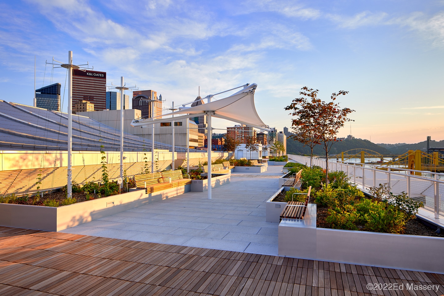 DLCC plaza in Pittsburgh, PA