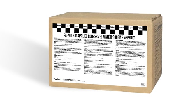 PA-750 Hot-Applied Rubberized Waterproofing Asphalt