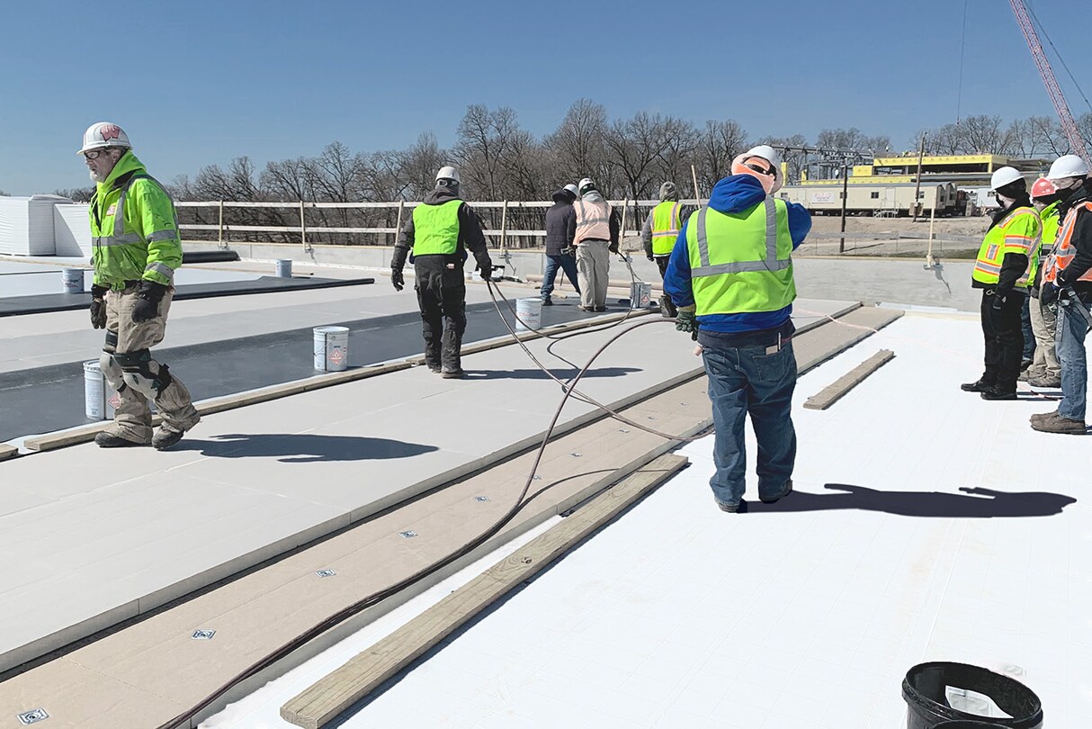 Paratherm Coverboard installation