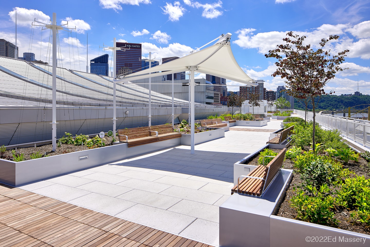 DLCC plaza in Pittsburgh, PA