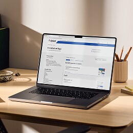 Online resource library interface showing searchable technical detail drawings on a laptop.