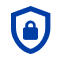 Strong protection icon.