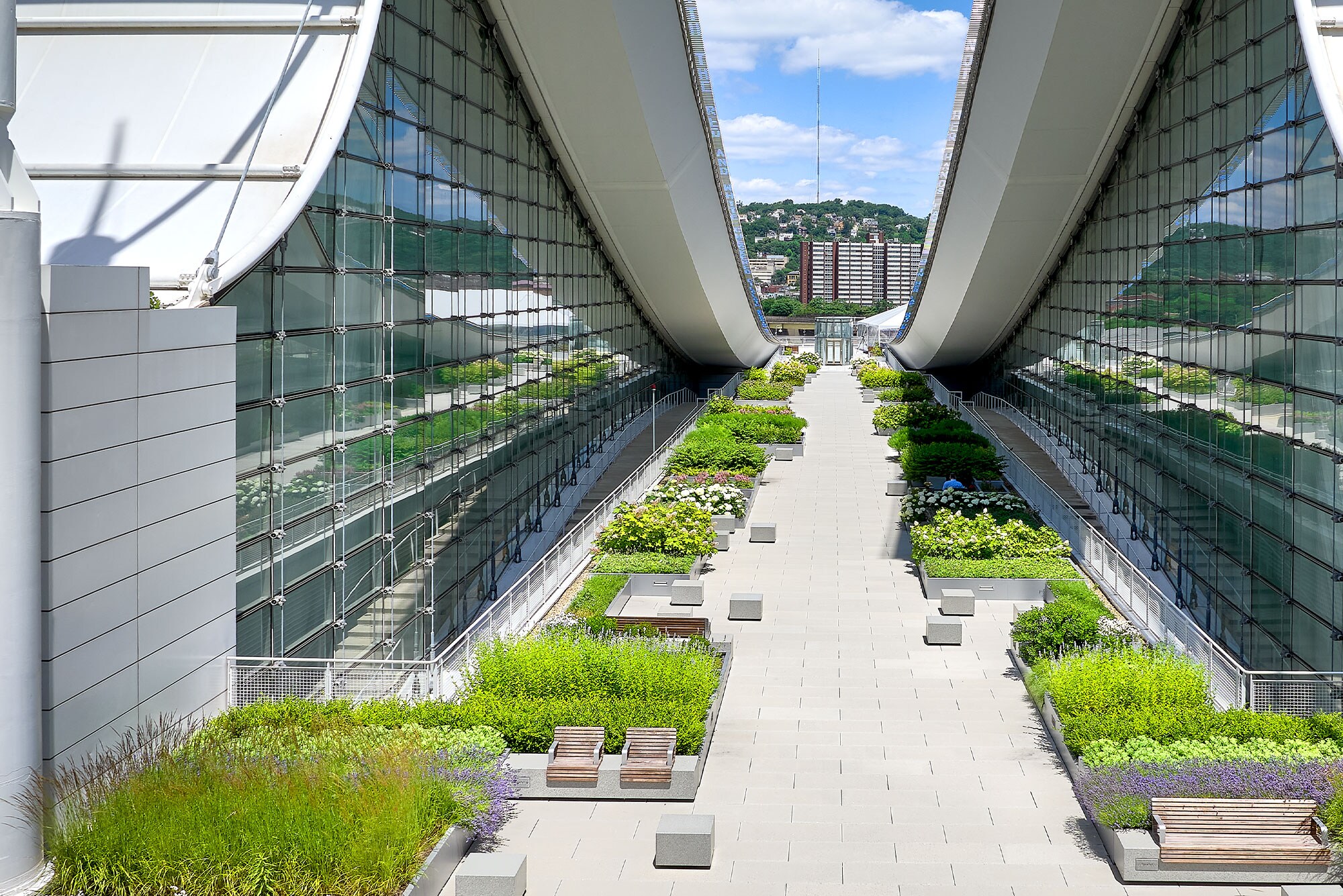 David L. Lawrence Convention Center green roofing and waterproofing solutions from Siplast