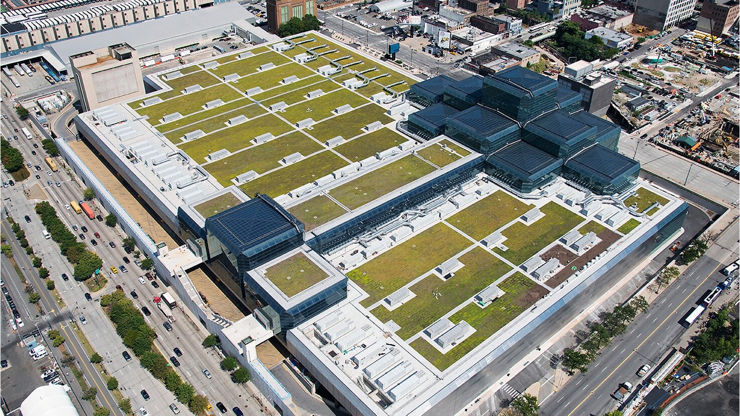 Jacob J Javits Center with Siplast Living Roof