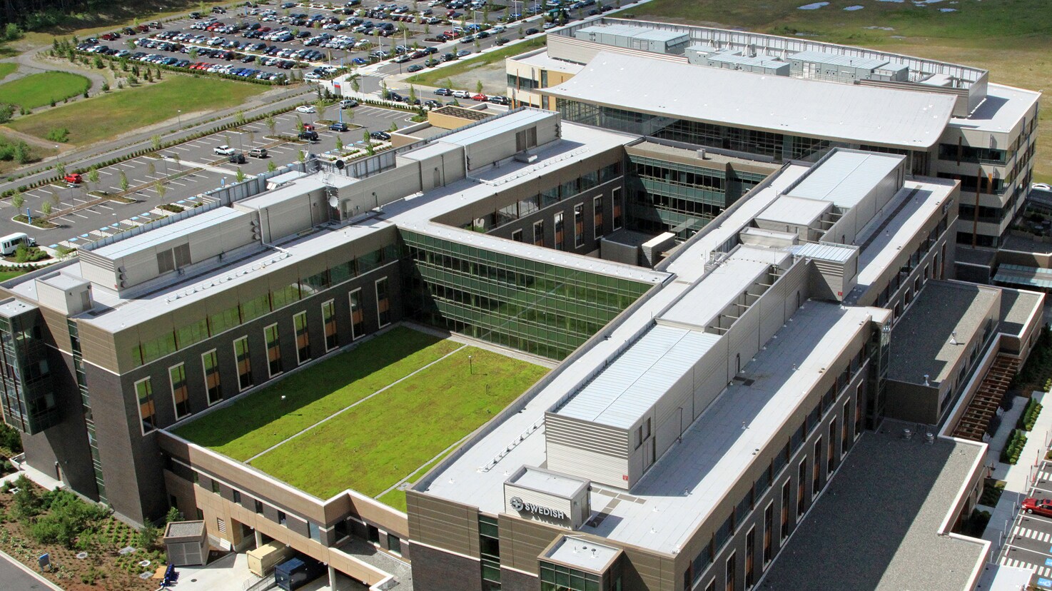 Swedish Issaquah Hospital with a Siplast living roof